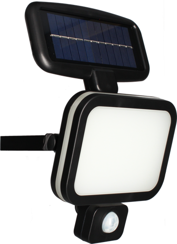 ARLUX Spot LED solaire sur piquet orientable Spiky 230V 4W 270lm 4000K noir