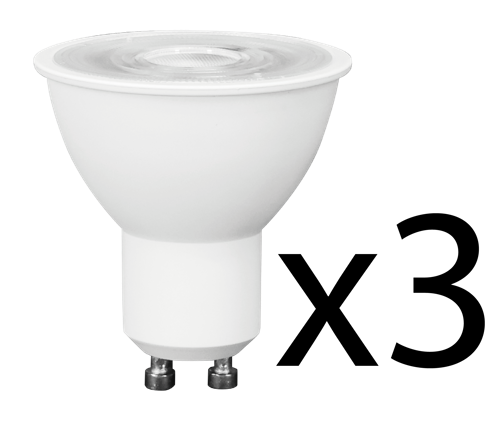 Lot 3 Ampoules LED GU10 - 4W - 350lm image