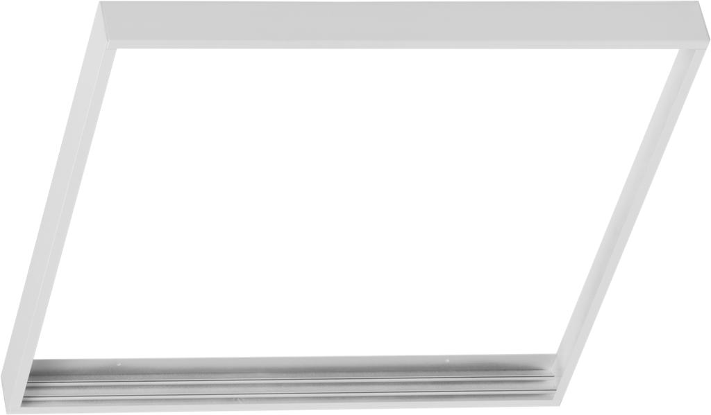 Cadre pour dalle LED - kit de montage saillie pour dalles - Blanc image